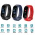 M3 Pro Smart Watch Sport Band Blood Pressure Sleep Monitor Drinking Remind Wristband Bracelet black