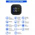 M3 Waterproof Motorcycle Real Time Tire Pressure Monitoring System TPMS Wireless LCD Display black M3 TH