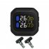 M3 Waterproof Motorcycle Real Time Tire Pressure Monitoring System TPMS Wireless LCD Display black M3 TH