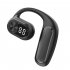 M35 Wireless Earphones Noise Canceling LED Power Display Open Ear Headphones Air Conduction Earbuds For Cell Phone Computer Tablet Laptop PC black