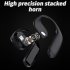 M35 Wireless Earphones Noise Canceling LED Power Display Open Ear Headphones Air Conduction Earbuds For Cell Phone Computer Tablet Laptop PC black
