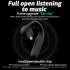 M35 Wireless Earphones Noise Canceling LED Power Display Open Ear Headphones Air Conduction Earbuds For Cell Phone Computer Tablet Laptop PC black