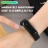 M4 PLUS Smart Bracelet Band Fitness Tracker Heart Rate Blood Pressure Messages Reminder Color Screen Sports Wristband red