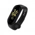 M4 PLUS Smart Bracelet Band Fitness Tracker Heart Rate Blood Pressure Messages Reminder Color Screen Sports Wristband black