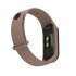 M4 Smart Bracelet Color Screen Intelligent Watch Heart Rate Activity Blood Pressure Monitor Step Count Fitness Wristband  brown