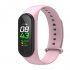 M4 Smart Bracelet Color Screen Intelligent Watch Heart Rate Activity Blood Pressure Monitor Step Count Fitness Wristband  pink