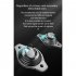 M41 Wireless Earbuds In Ear Stereo Headphones With Charging Case Waterproof Noise Canceling Earphones LED Display grey