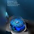 M45 Wireless Earbuds With Mechanical Style Charging Case Headphones Low Latency Earphones For Sports Working Office Running silver