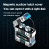 M45 Wireless Earbuds With Mechanical Style Charging Case Headphones Low Latency Earphones For Sports Working Office Running black
