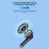 M48P Gaming Earbuds True Wireless Stereo Sound Earphone Life Waterproof V5 3 Lightweight Portable Noise Cancelling Mic Headphone White