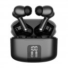 M48Pro Wireless Earbuds Waterproof ENC Noise Canceling Earphones In-Ear Stereo Headphones With Power Display Charging Case Headphones For Sports Gaming Working M48Pro black
