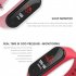 M4s Body Temperature Smart Watch Magnetic Charging Ip67 Waterproof Pedometer Heart Rate Monitor Bracelet Red