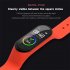 M4s Body Temperature Smart Watch Magnetic Charging Ip67 Waterproof Pedometer Heart Rate Monitor Bracelet Red