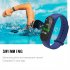 M4s Body Temperature Smart Watch Magnetic Charging Ip67 Waterproof Pedometer Heart Rate Monitor Bracelet Blue
