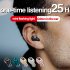 M5 Bluetooth compatible Headset Mini Invisible In ear Business Model Long Standby Time Digital Display Hd Noise Reduction Earbuds skin color