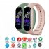 M5 Men Intelligent  Watch Magnetic Rechargeable Digital Watch Heart Rate Blood Pressure Monitor Sports Fitness Tracker Bracelet Red