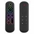 M5 Remote Control Air Mouse Mini Keyboard USB Wireless Remote Control With Voice Inputting Lighting Dual Modes Connection Colorful light
