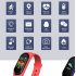 M5 Smart Sports Bracelet Band Sport Watch Vzheart Rate Blood Pressure Oxygen Monitoring Call Reminder Fitness Bracelet Pink