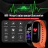 M5 Smart Watch Waterproof Heart Rate Blood Pressure Monitor Fitness Sports Smart Band Compatible For Ios Android black
