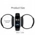 M5 Smart Watch Waterproof Heart Rate Blood Pressure Monitor Fitness Sports Smart Band Compatible For Ios Android red