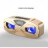 M5 Wireless Bluetooth compatible Speaker Dual Speakers Stero Subwoofer Outdoor Portable Small Radio With Display Rose gold