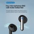 M52 Wireless Earbuds In Ear Design Noise Canceling Earphones With Power Display Charging Case For Cell Phone Computer Laptop Sports black