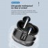M52 Wireless Earbuds In Ear Design Noise Canceling Earphones With Power Display Charging Case For Cell Phone Computer Laptop Sports black
