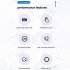 M52 Wireless Earbuds In Ear Design Noise Canceling Earphones With Power Display Charging Case For Cell Phone Computer Laptop Sports black