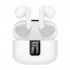 M52 Wireless Earbuds In Ear Design Noise Canceling Earphones With Power Display Charging Case For Cell Phone Computer Laptop Sports black