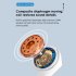 M52 Wireless Earbuds In Ear Design Noise Canceling Earphones With Power Display Charging Case For Cell Phone Computer Laptop Sports black