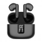 M52 Wireless Earbuds In-Ear Design Noise Canceling Earphones With Power Display Charging Case For Cell Phone Computer Laptop Sports black