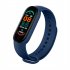 M6 Men Smart Watch Fitpro Bluetooth Heart Rate Monitor Fitness Sports Smartwatch Magnetic Suction Type Blue