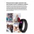 M6 Smart Watch Bracelet Blood Pressure Sleep Health Monitoring Pedometer Color Screen Sport Bracelet Pink