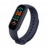 M6 Smart Watch Bracelet Heart Rate Blood Pressure Monitor Fitness Color Screen Ip67 Waterproof Smartwatch blue
