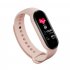 M6 Smart Watch Bracelet Heart Rate Blood Pressure Monitor Fitness Color Screen Ip67 Waterproof Smartwatch yellow