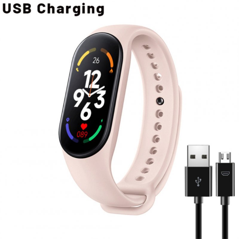 M7 Men Smart Watch Heart Rate Blood Pressure Monitor Waterproof Sports Bracelet