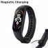 M7 Smart Watch Heart Rate Blood Pressure Monitor Waterproof Sports Watches for android IOS Black