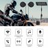 M7 Wireless  Headset Bluetooth compatible 5 0 Stereo Waterproof Automatic Answering With Fm Radio Function Helmet Earphone black