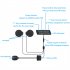 M7 Wireless  Headset Bluetooth compatible 5 0 Stereo Waterproof Automatic Answering With Fm Radio Function Helmet Earphone black