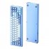 M71 Gaming Keyboard  Wireless Mechanical Keyboard  Aluminum Alloy Shell Wireless 2 4G Mechanical Keyboard Gaming  Hot Swappable RGB Backlight Wired Keyboard sea