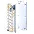 M71 Gaming Keyboard  Wireless Mechanical Keyboard  Aluminum Alloy Shell Wireless 2 4G Mechanical Keyboard Gaming  Hot Swappable RGB Backlight Wired Keyboard sea