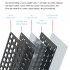 M71 Gaming Keyboard  Wireless Mechanical Keyboard  Aluminum Alloy Shell Wireless 2 4G Mechanical Keyboard Gaming  Hot Swappable RGB Backlight Wired Keyboard sea