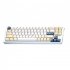 M71 Gaming Keyboard  Wireless Mechanical Keyboard  Aluminum Alloy Shell Wireless 2 4G Mechanical Keyboard Gaming  Hot Swappable RGB Backlight Wired Keyboard sea