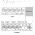 M71 Gaming Keyboard  Wireless Mechanical Keyboard  Aluminum Alloy Shell Wireless 2 4G Mechanical Keyboard Gaming  Hot Swappable RGB Backlight Wired Keyboard sea