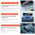 M8 Audio Adapter 3 5mm Aux Rca Wireless Receiver Transmitter U Disk Player RC Transmitter Receiver Black