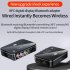 M8 Audio Adapter 3 5mm Aux Rca Wireless Receiver Transmitter U Disk Player RC Transmitter Receiver Black