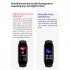 M8 Smart Watch Sleep Heart Rate Blood Pressure Blood Oxygen Monitor IP67 Waterproof Fitness Pedometer Watch For Smart Phones Tablet black