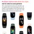 M8 Smart Watch Sleep Heart Rate Blood Pressure Blood Oxygen Monitor IP67 Waterproof Fitness Pedometer Watch For Smart Phones Tablet black