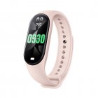 M8 Smart Watch Sleep Heart Rate Blood Pressure Blood Oxygen Monitor IP67 Waterproof Fitness Pedometer Watch For Smart Phones Tablet pink