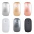 M80 2 4G Wireless Rechargeable Charging Mouse Ultra Thin Silent Office Notebook Opto electronic Mouse Rose gold